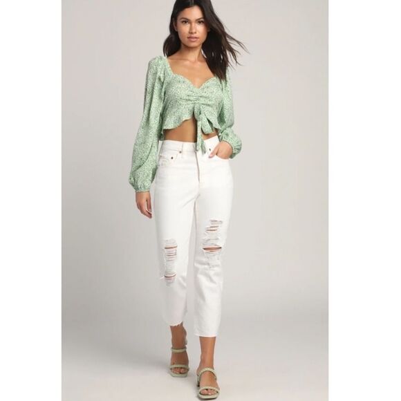 Levi’s 501 Original High Rise Straight Leg Women's Denim Jean White (W27xL32) - Picture 1 of 15
